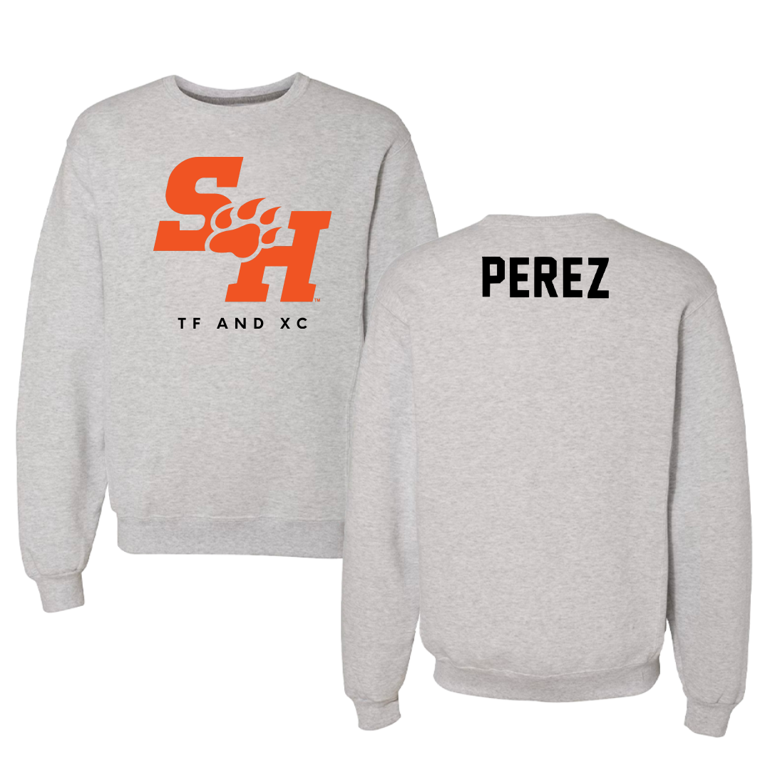 Sam Houston State University TF and XC Gray Crewneck - Anthony Perez