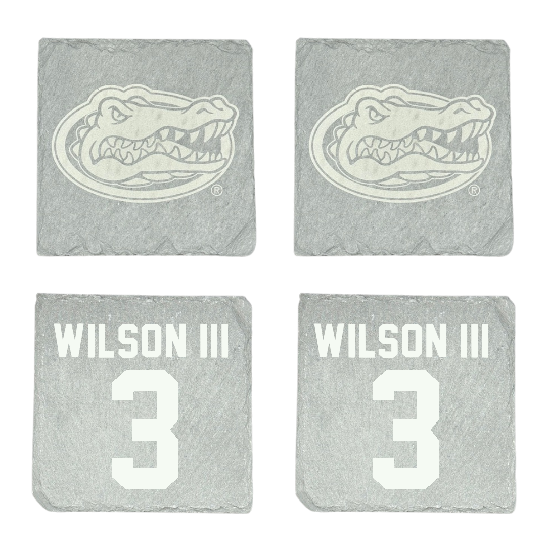 University of Florida Football Stone Coaster (4 Pack)  - #3 Eugene Wilson III