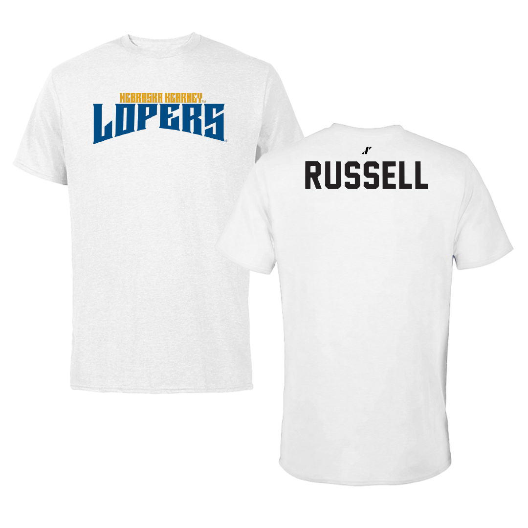 University of Nebraska at Kearney TF and XC White Classic Performance Tee - Brianna Russell