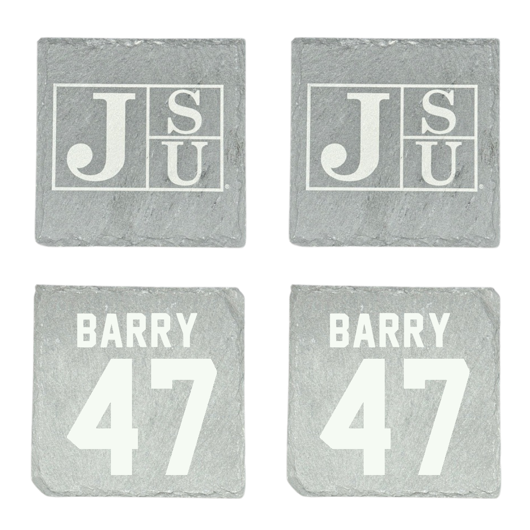 Jackson State University Football Stone Coaster (4 Pack)  - #47 Jackson Barry