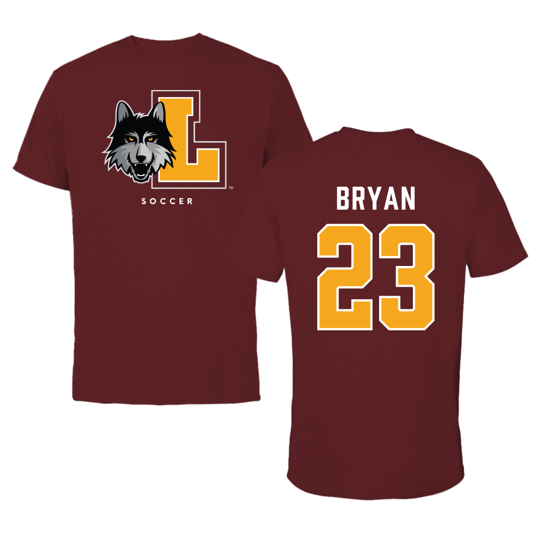 Loyola University-Chicago Soccer Maroon Mascot Tee - #23 Ava Bryan