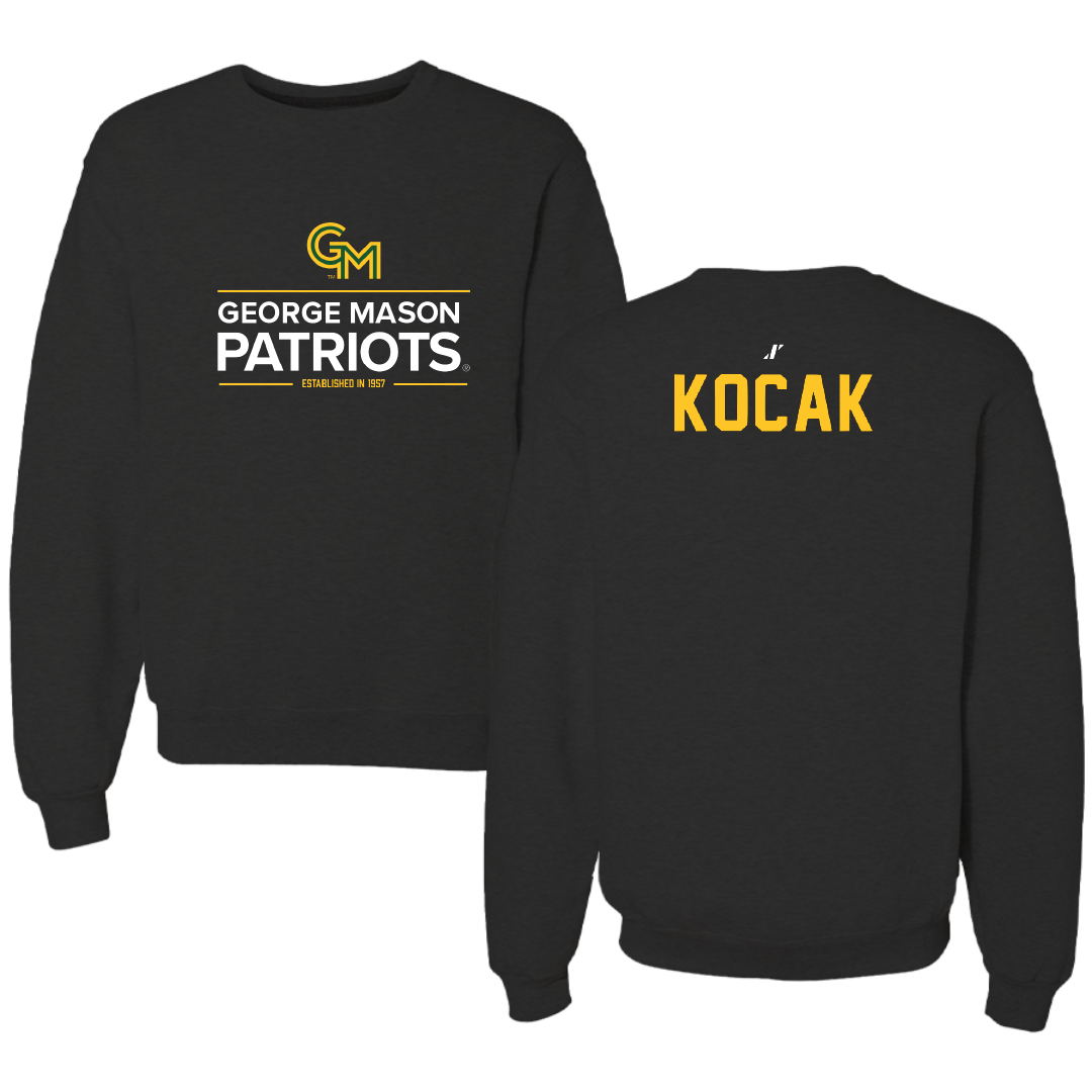 George Mason University Wrestling Black General Crewneck - Tyler Kocak