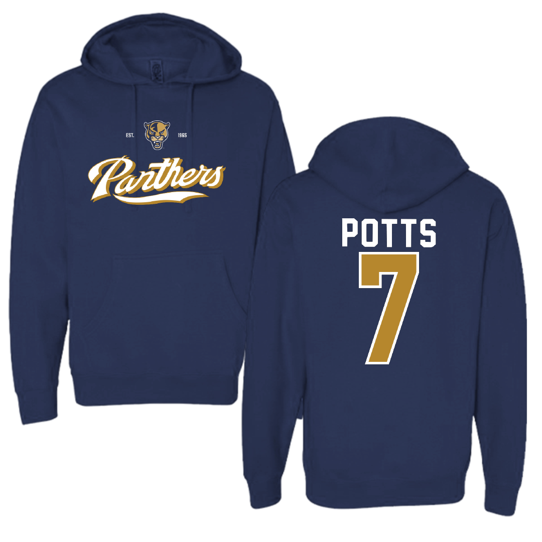 Florida International University Football Navy General Hoodie - #7 Jamal Potts