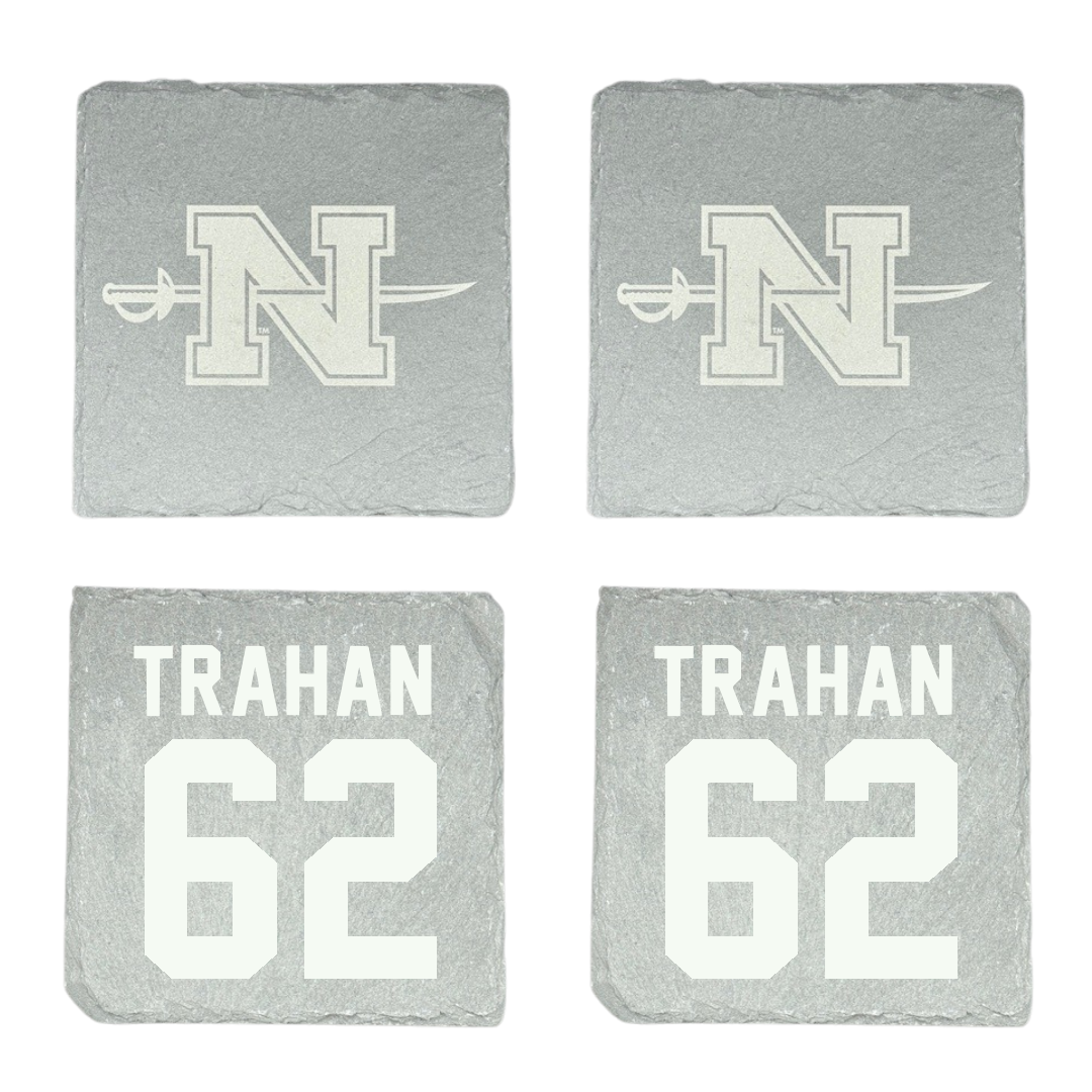 Nicholls State University Football Stone Coaster (4 Pack)  - #62 Seth Trahan