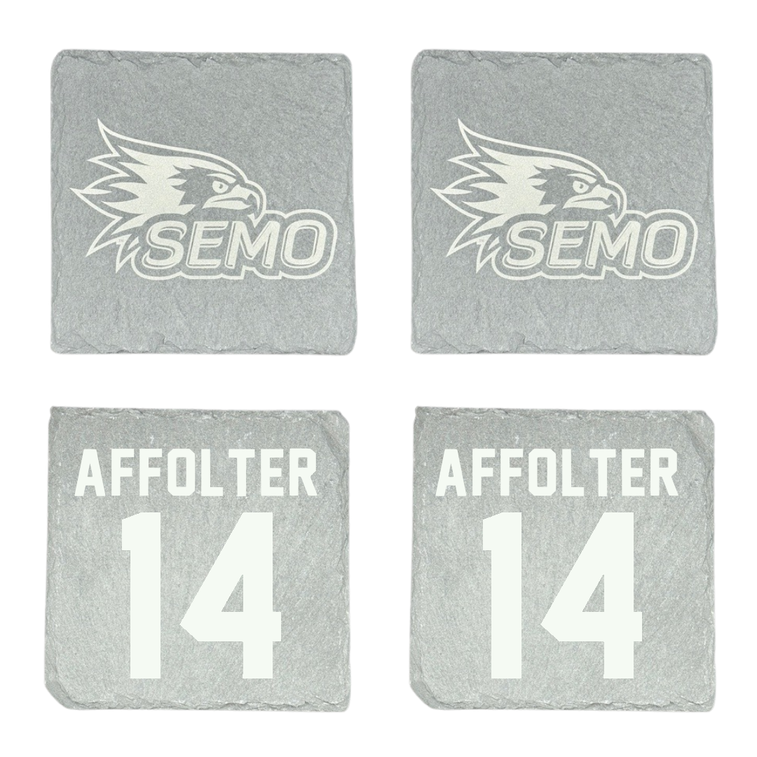 Southeast Missouri State University Softball Stone Coaster (4 Pack)  - #14 Brittany Affolter