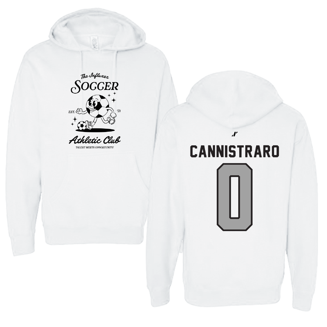 Soccer White Influxer Athletic Club Hoodie - #0 Kasey Cannistraro