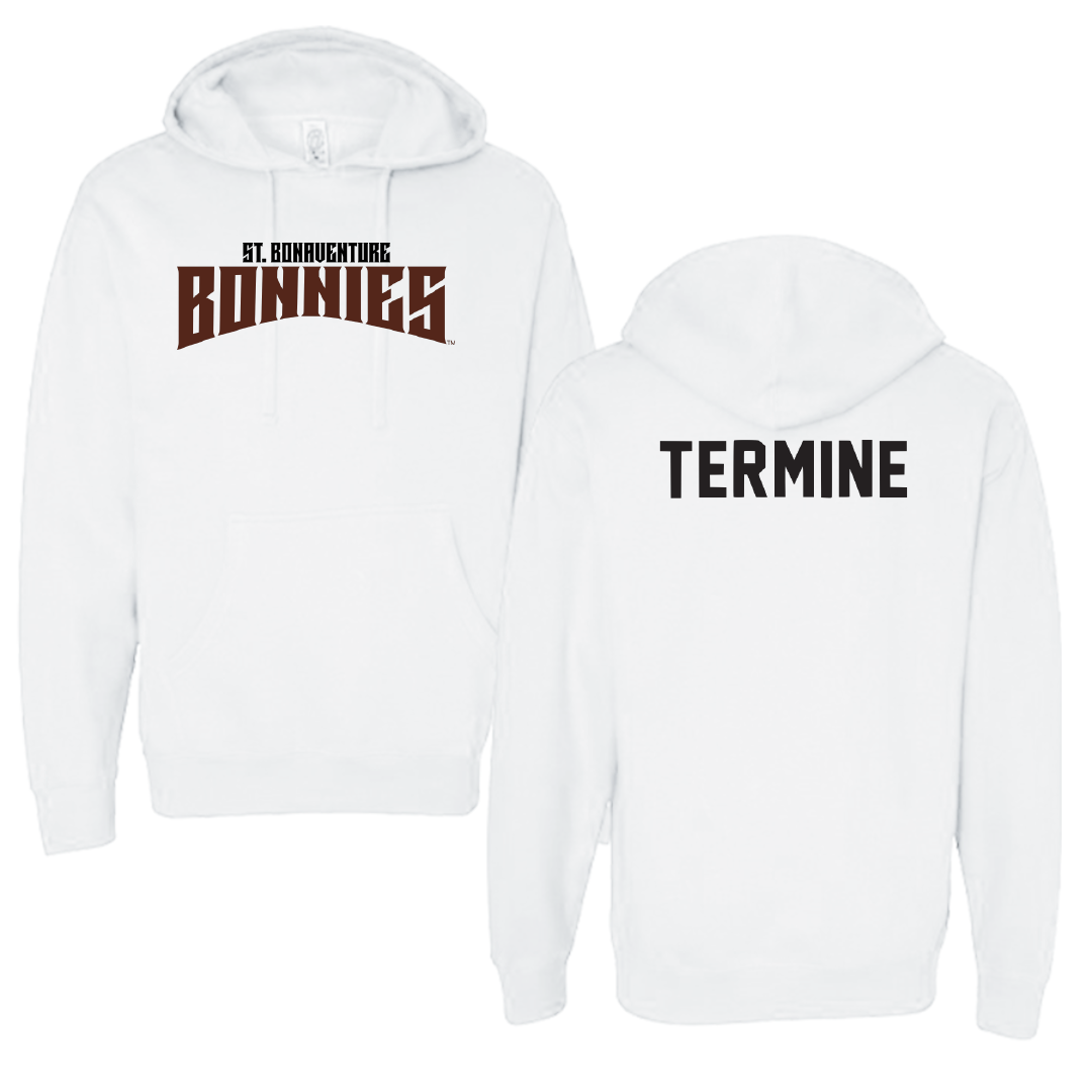 St. Bonaventure University Swimming & Diving White Classic Hoodie - Luigi Termine