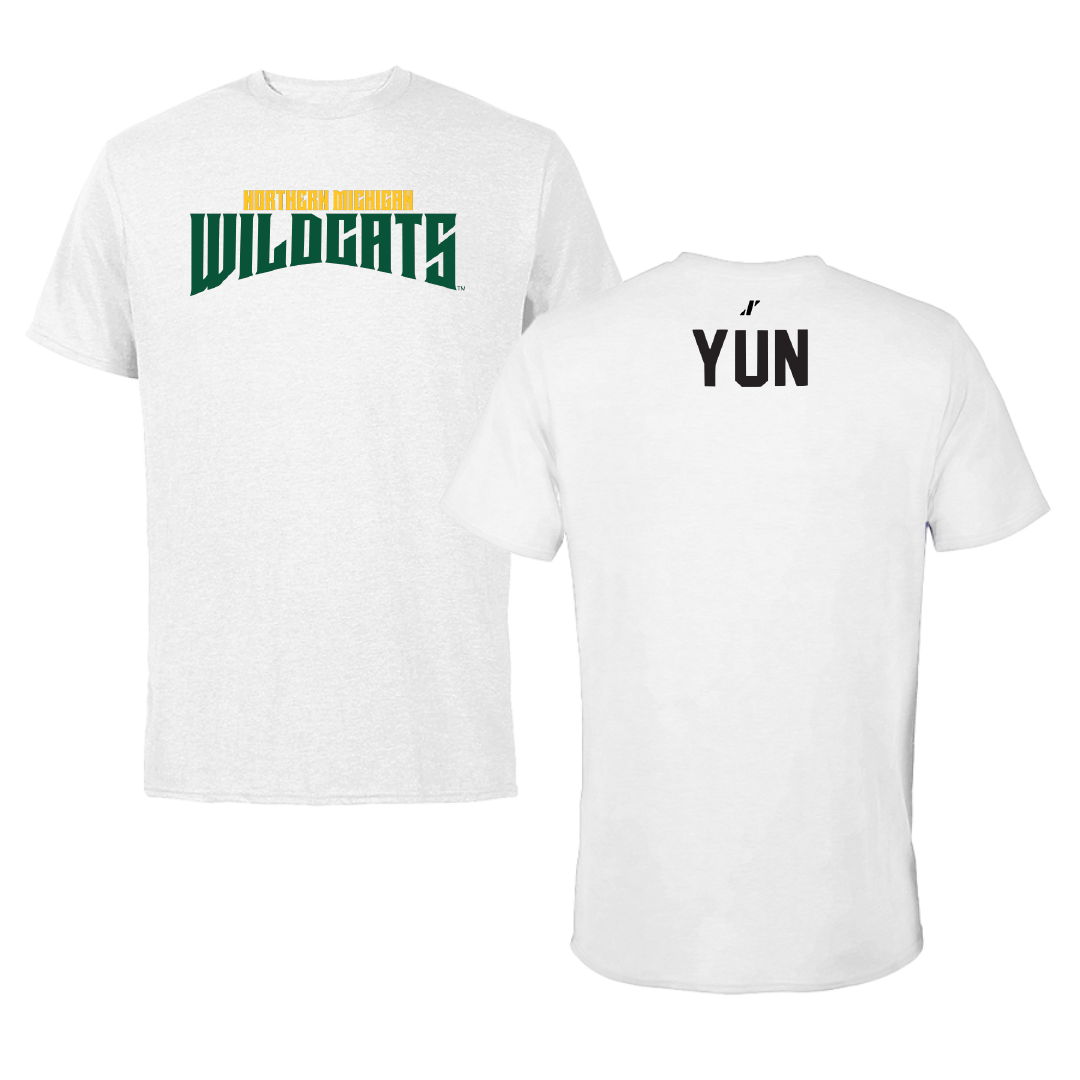 Northern Michigan University Golf White Classic Tee - Eric Yun