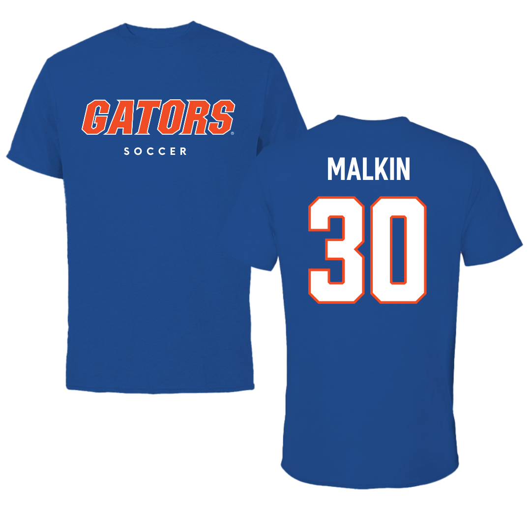 University of Florida Soccer True Royal Tee - #30 Amelia Malkin