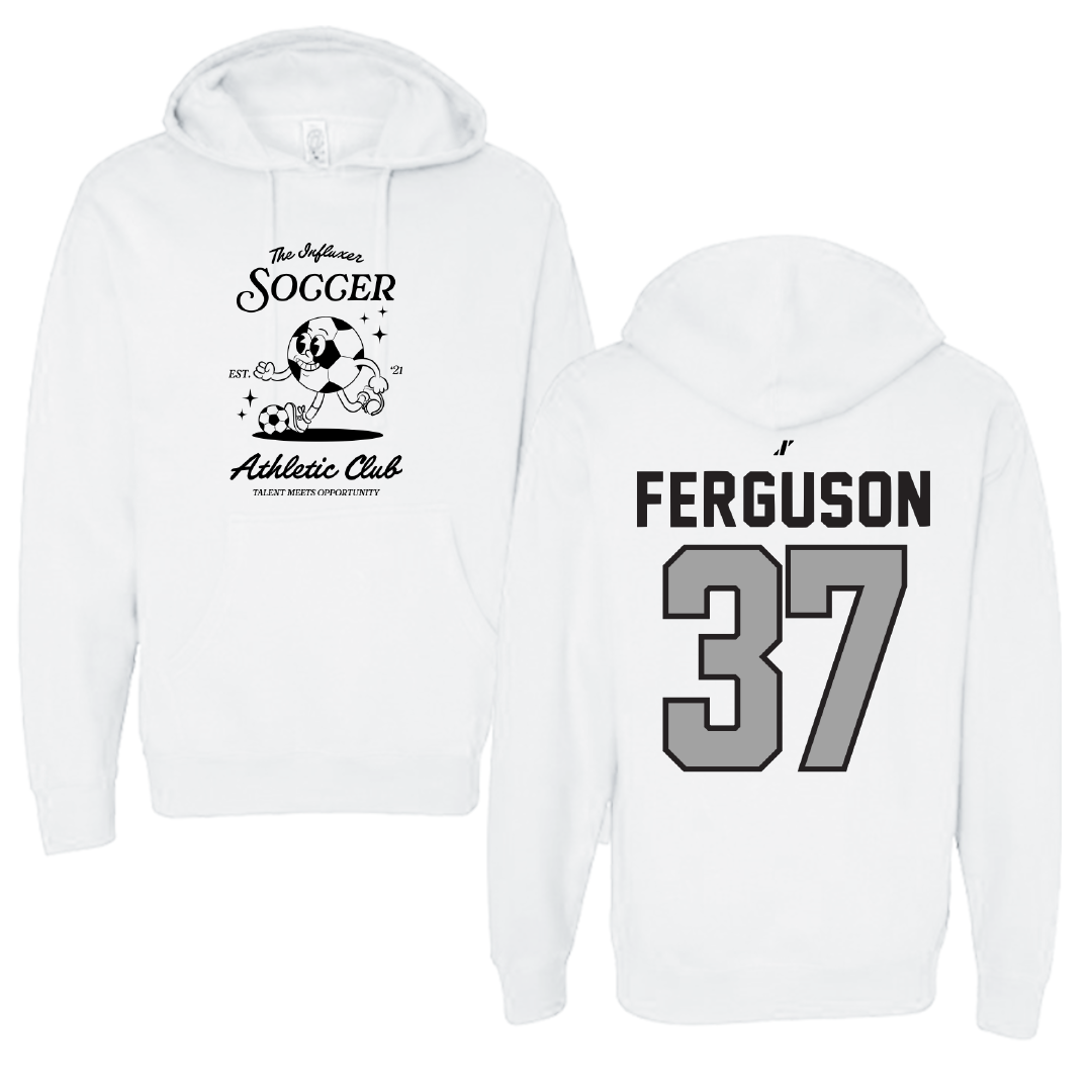 Soccer White Influxer Athletic Club Hoodie - #37 Ian Ferguson