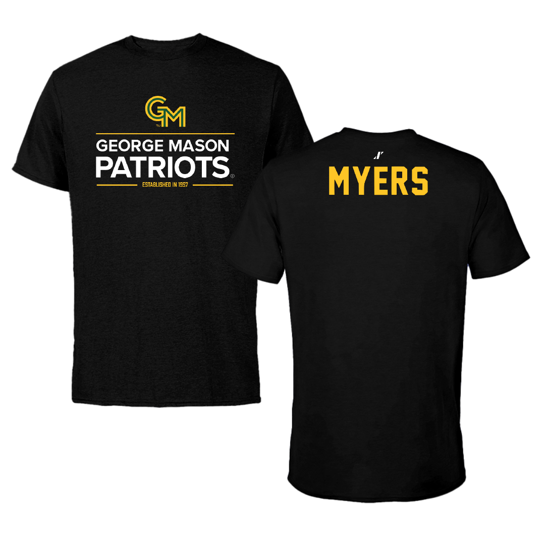 George Mason University TF and XC Black General Tee - Brody Myers