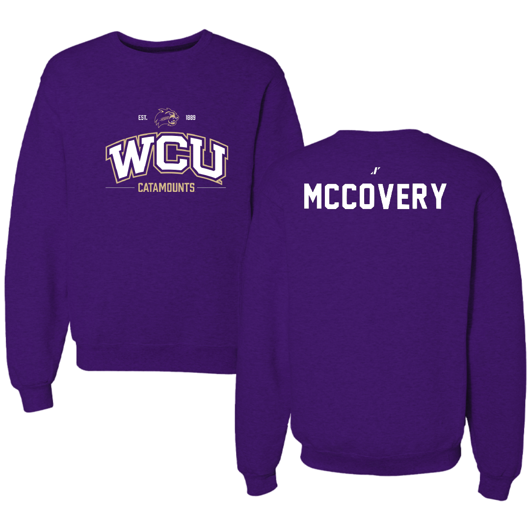 Western Carolina University TF and XC Purple General Crewneck - Langston McCovery