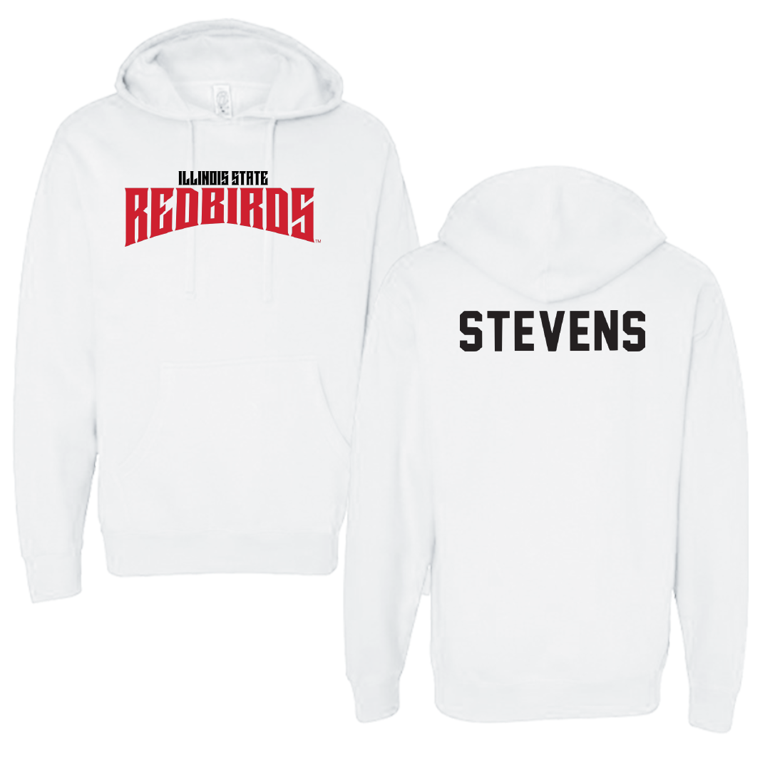 Illinois State University Track and Field White Classic Hoodie - Cole Stevens