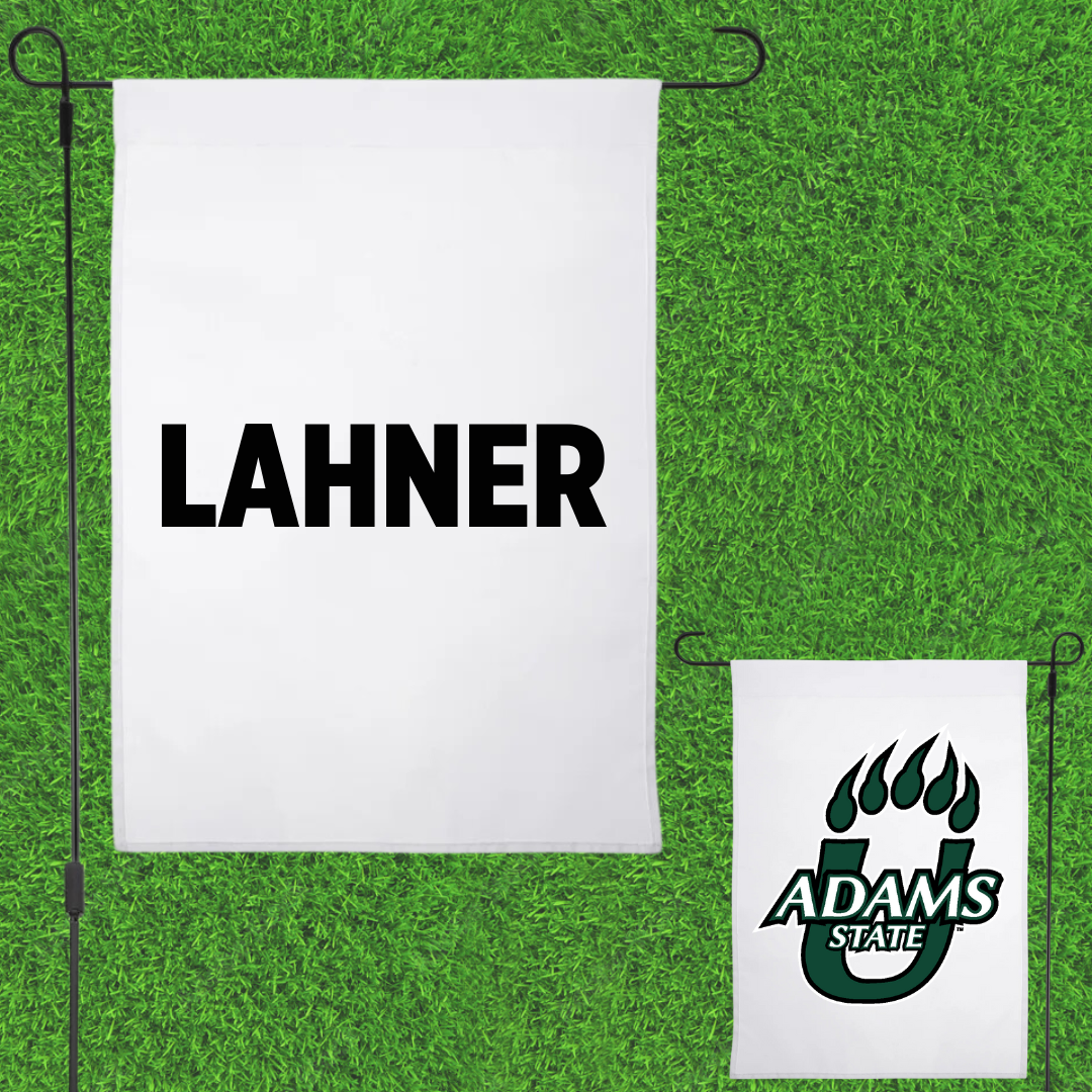 Adams State University TF and XC White Garden Flag - Vienna Lahner