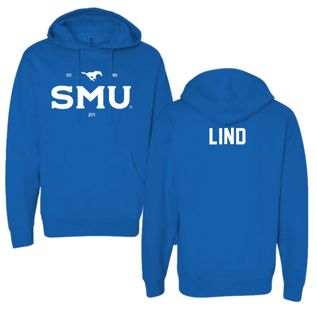 Southern Methodist University Swimming & Diving Blue General Hoodie - Olivia Lind