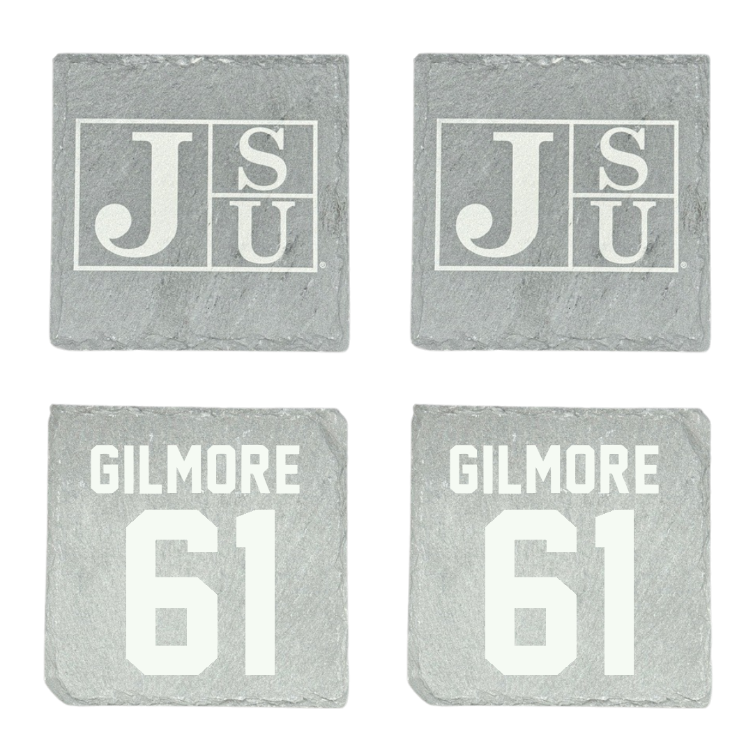 Jackson State University Football Stone Coaster (4 Pack)  - #61 Zyon Gilmore