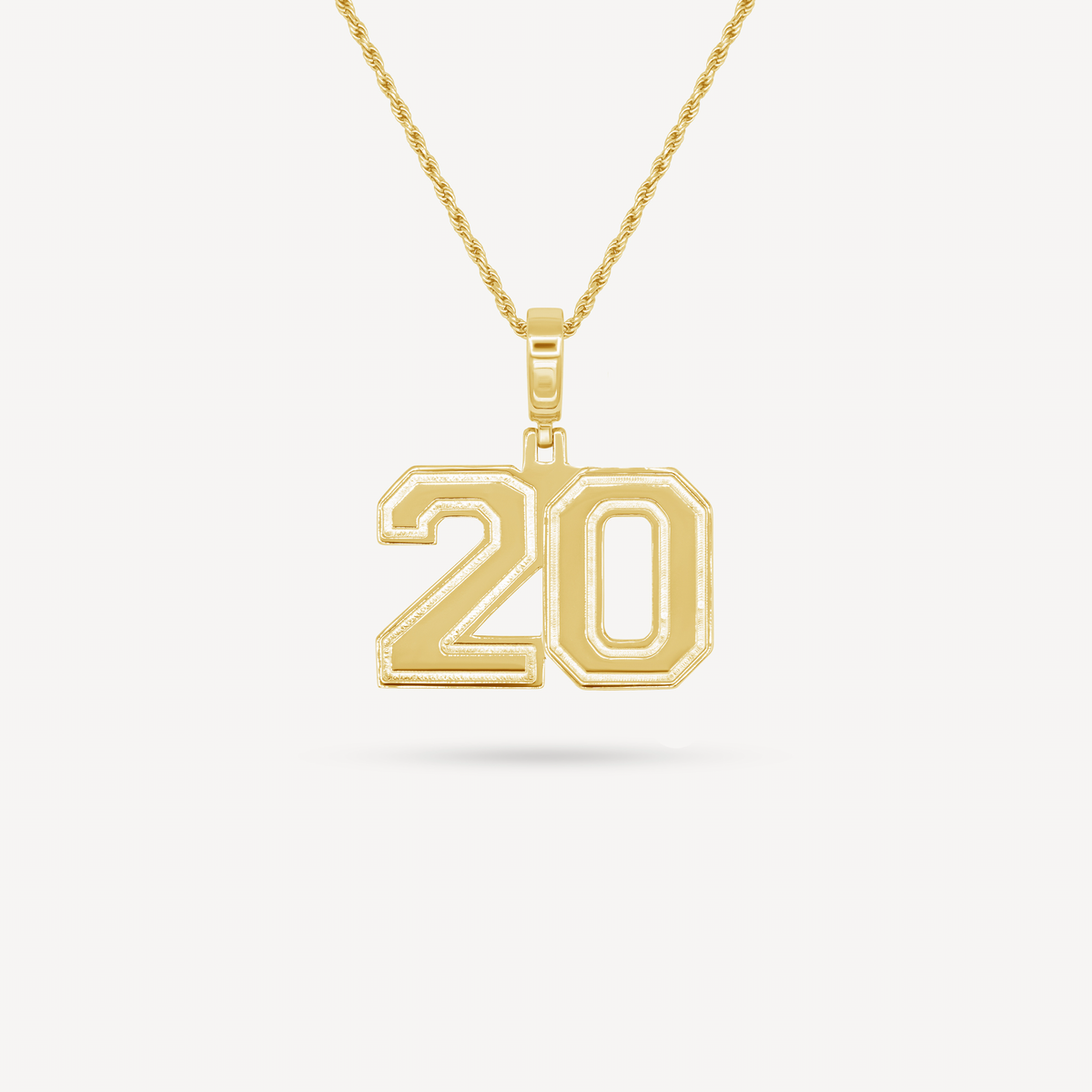 Gold Presidents Pendant and Chain - #20 Savannah Evans