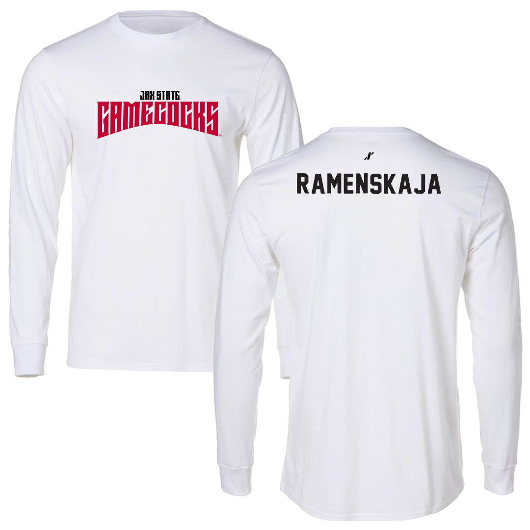 Jacksonville State University Tennis White Classics Long Sleeve - Polina Ramenskaja