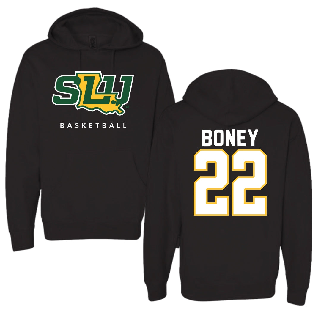 Southeastern Louisiana University Basketball Black Hoodie - #22 Asher Boney