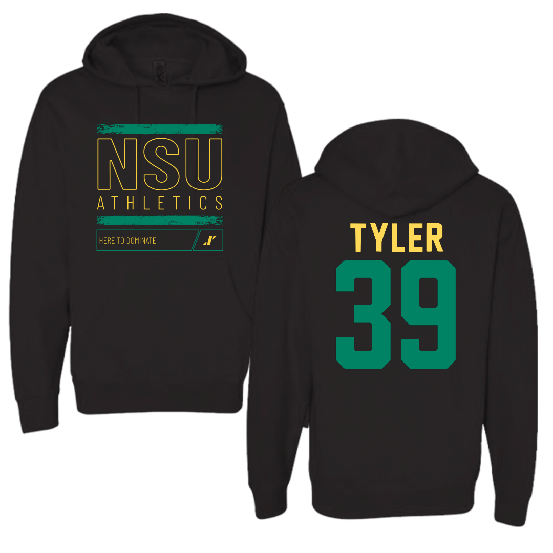 Norfolk State University Softball Black Dominate Hoodie - #39 Brierra Tyler