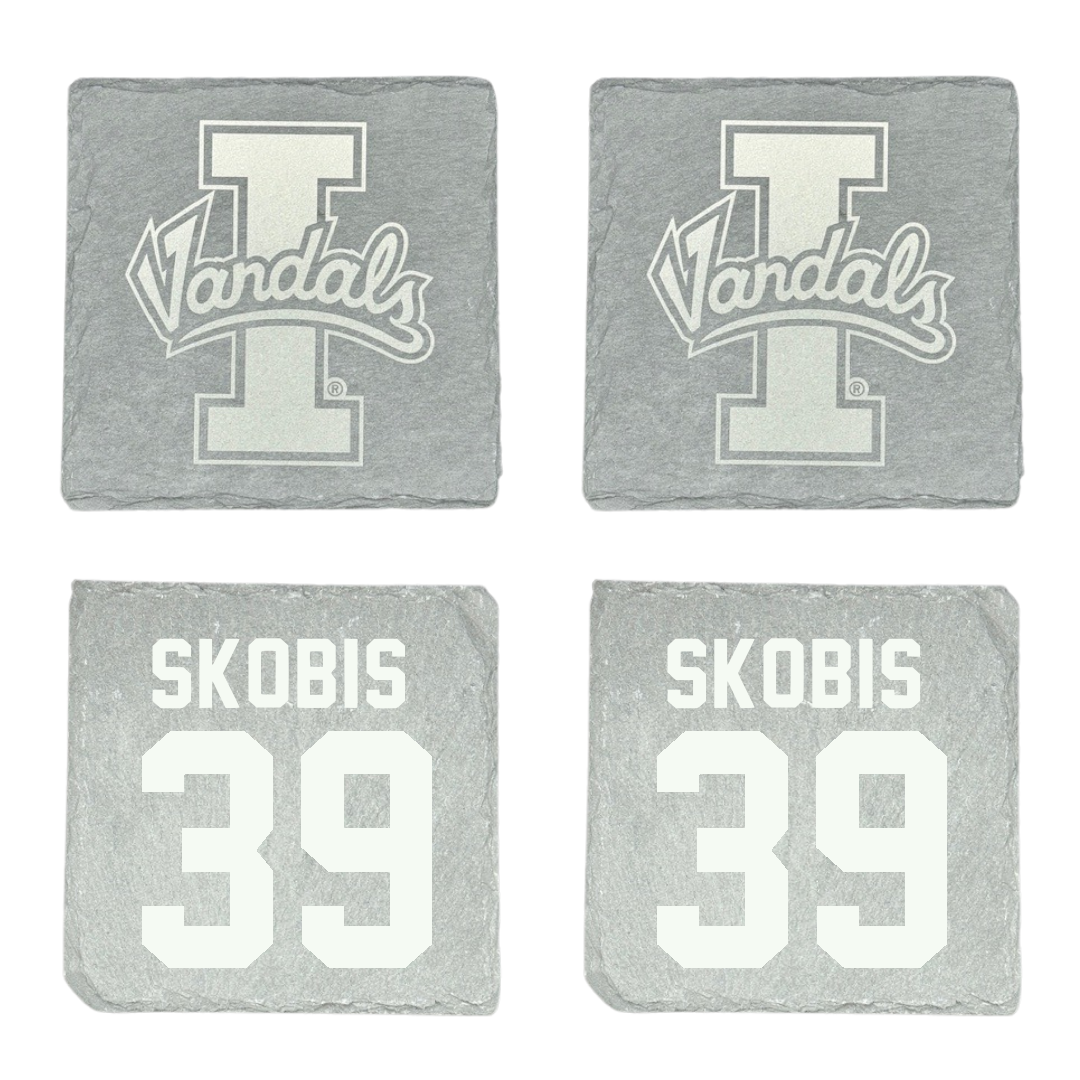 University of Idaho Football Stone Coaster (4 Pack)  - #39 Jacob Skobis