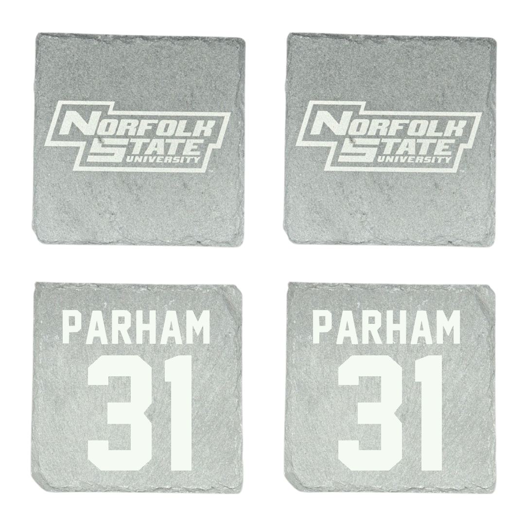 Norfolk State University Football Stone Coaster (4 Pack)  - #31 Christian Parham