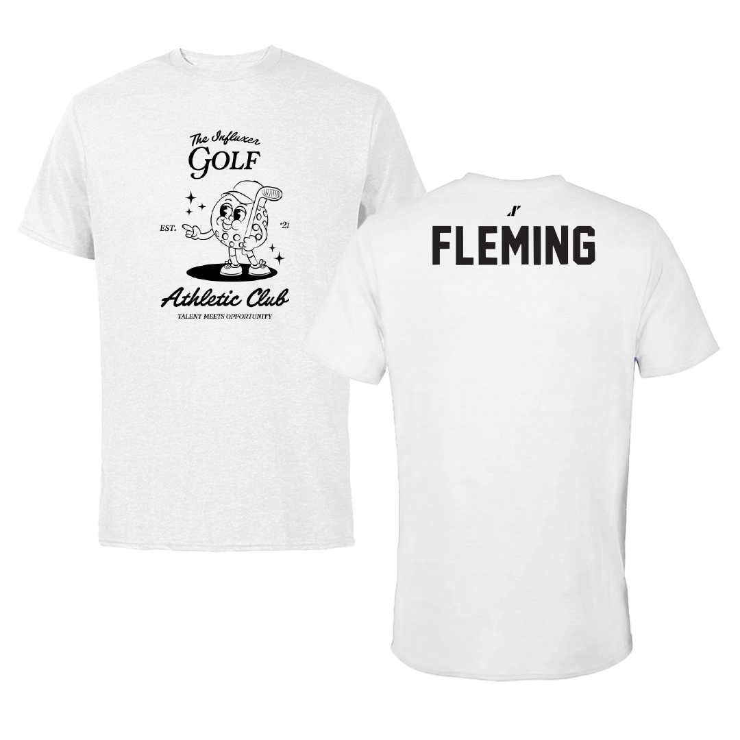 Golf White Influxer Athletic Club Tee - Brandee Fleming