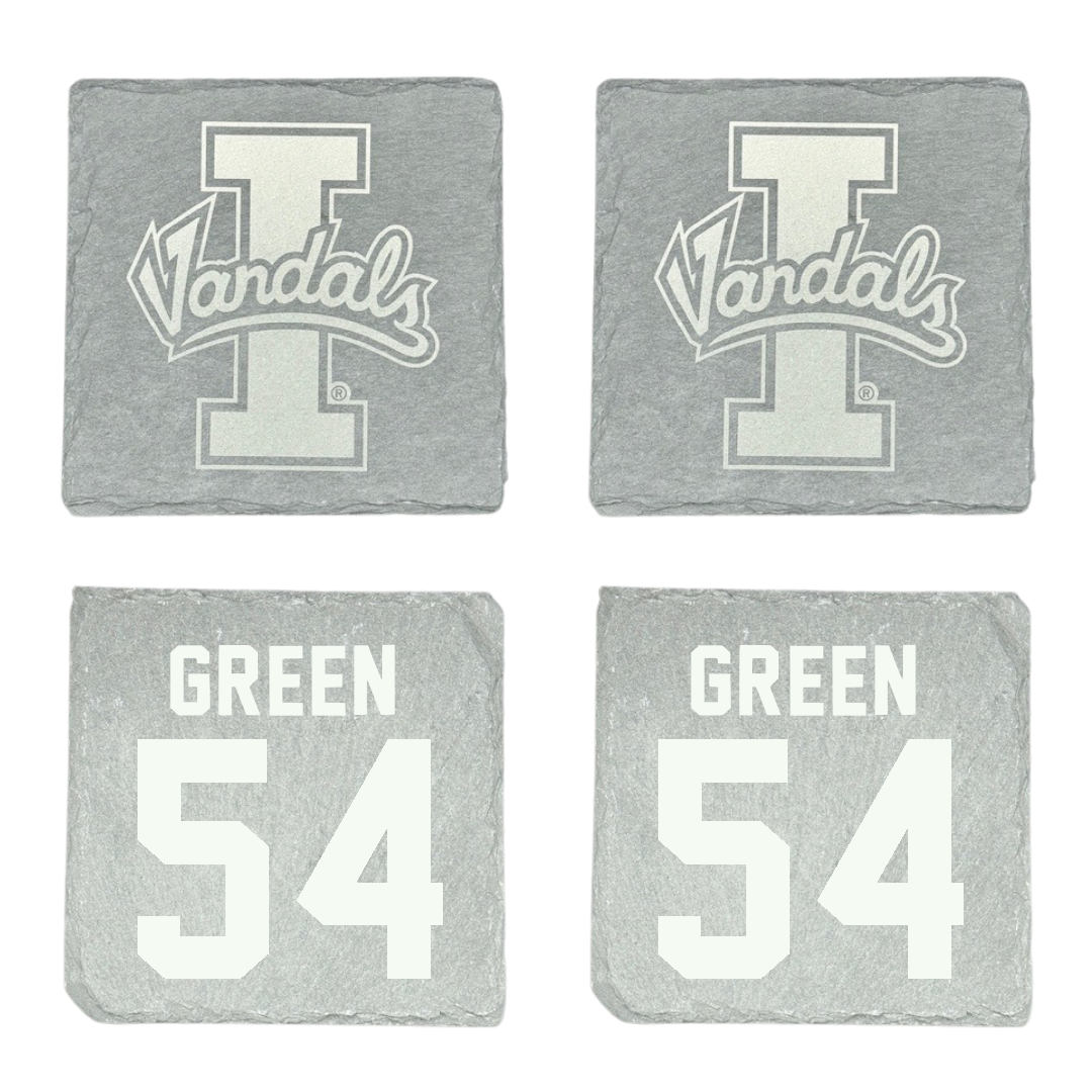 University of Idaho Football Stone Coaster (4 Pack)  - #54 Alex Green
