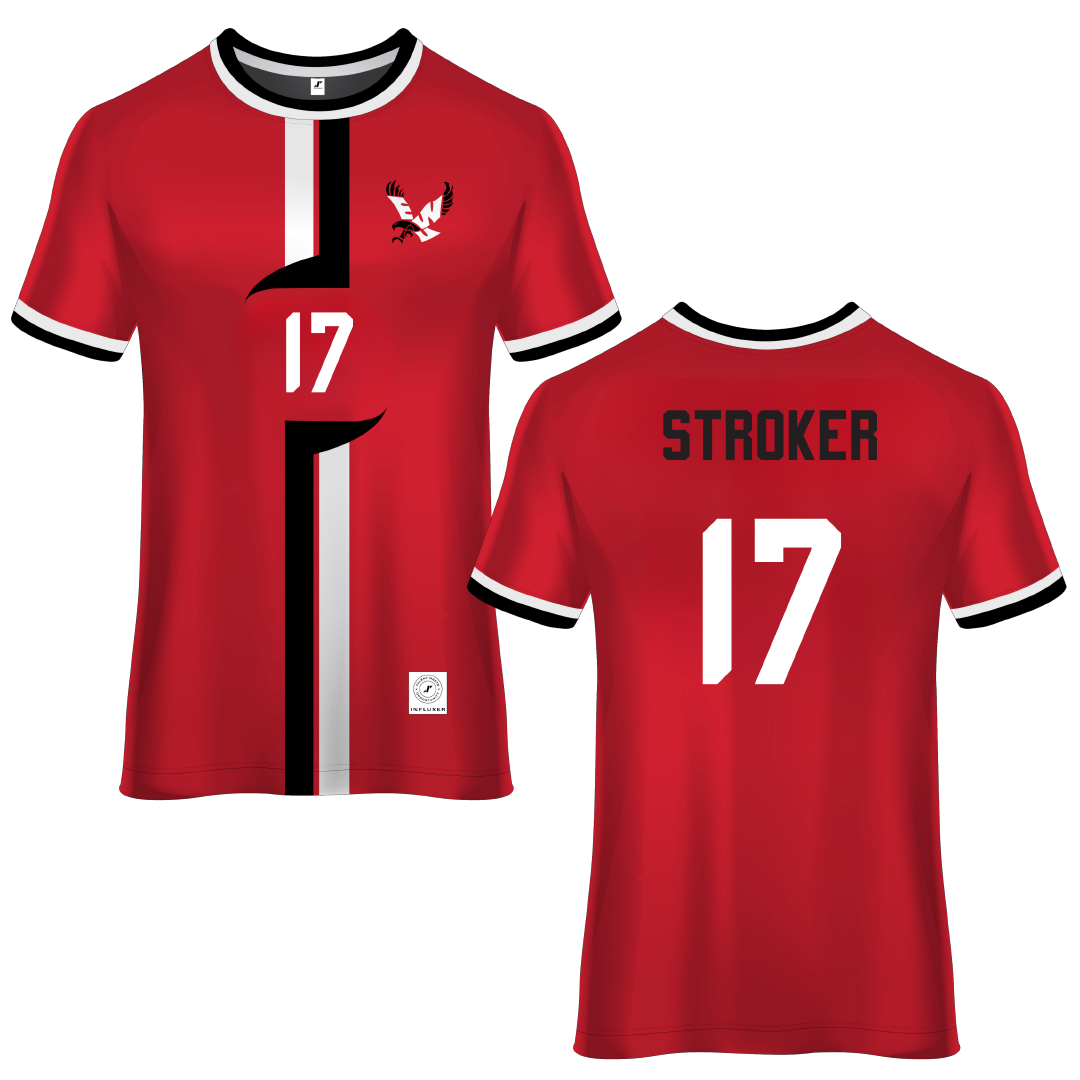 Eastern Washington University Red Soccer Jersey - #17 Kyla Stroker