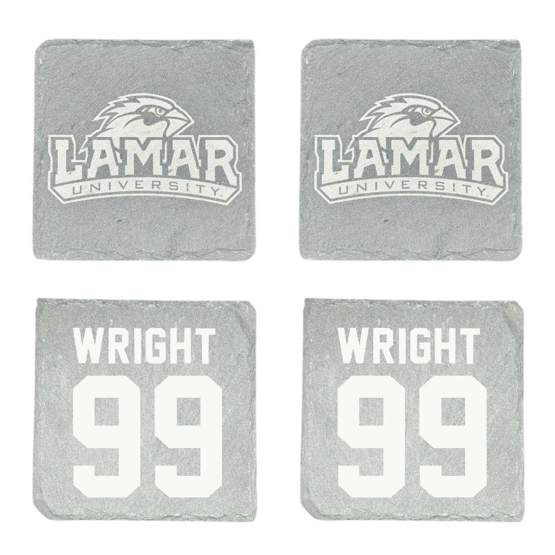 Lamar University Softball Stone Coaster (4 Pack)  - #99 Makenzie Wright