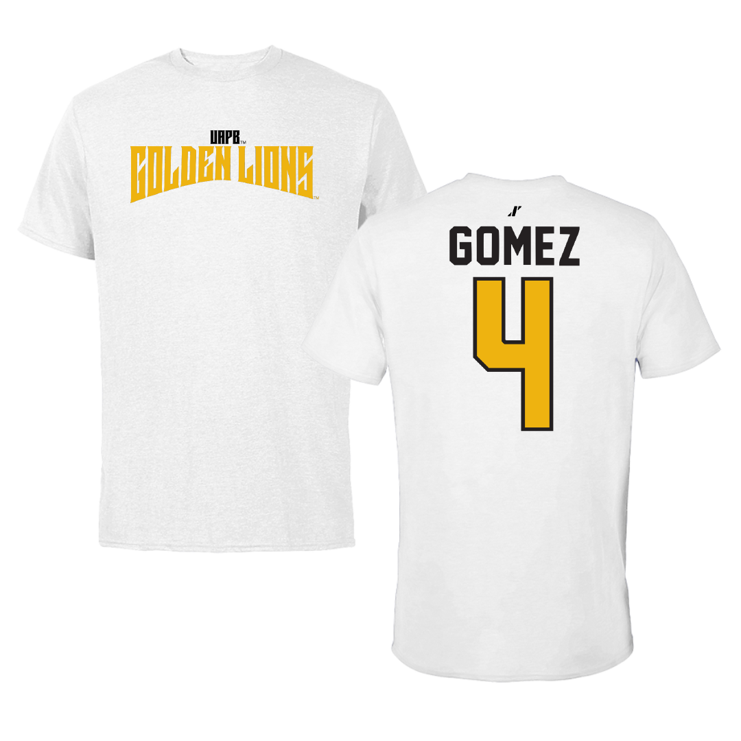 University of Arkansas-Pine Bluff Softball White Classic Tee - #4 Jazlyn Gomez