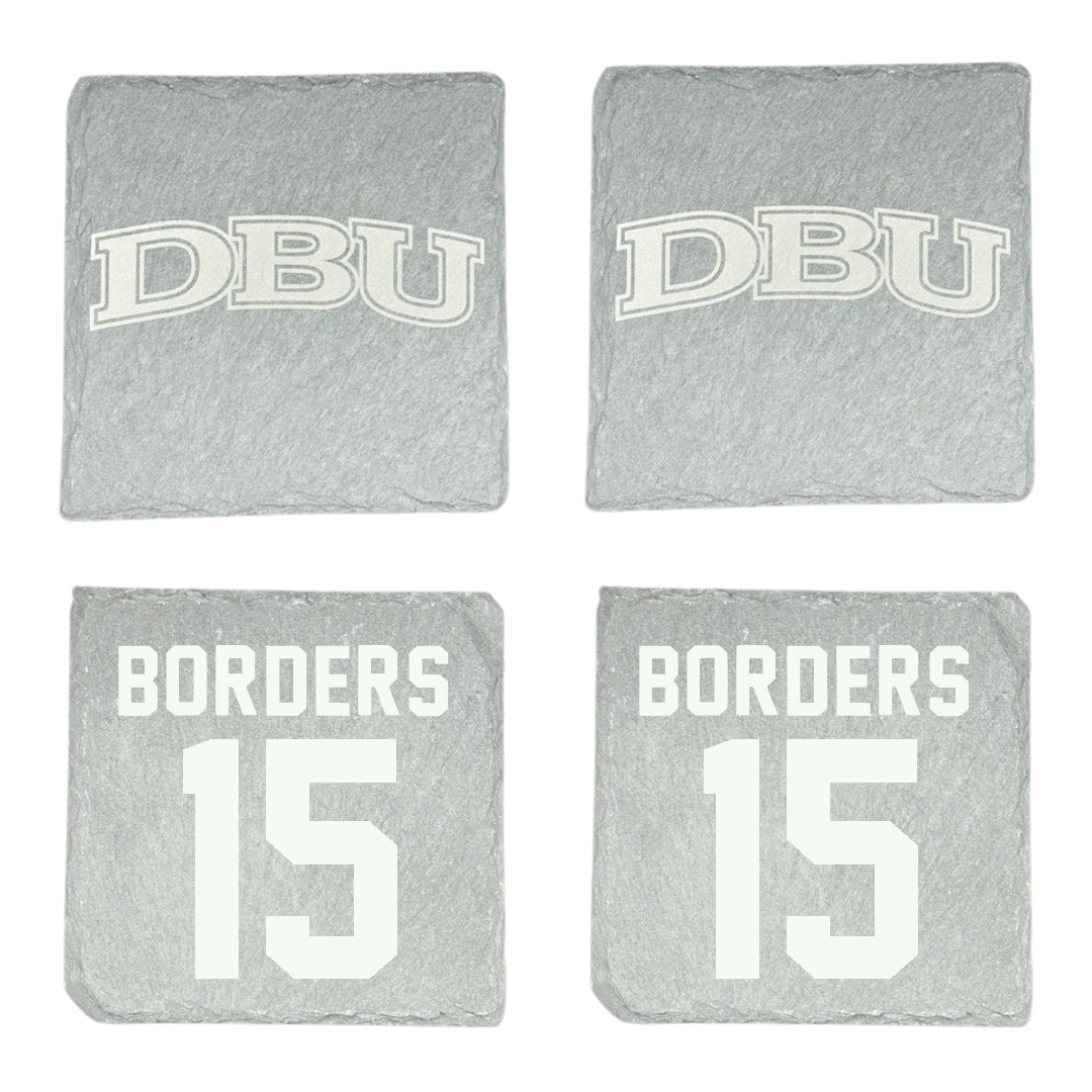 Dallas Baptist University Soccer Stone Coaster (4 Pack)  - #15 Elise Borders
