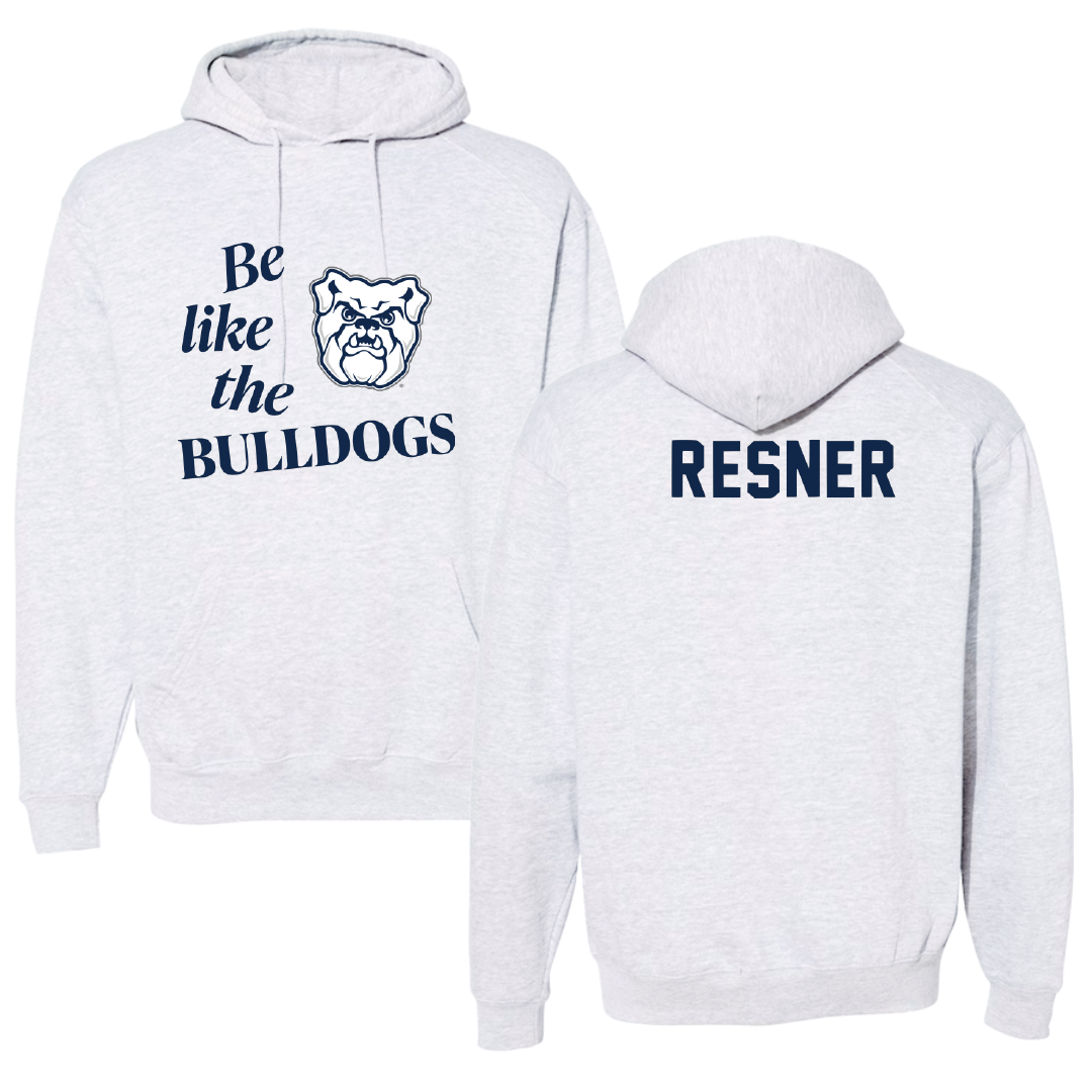 Butler University Swimming & Diving Light Gray Be Like Us Hoodie - Sophia Resner