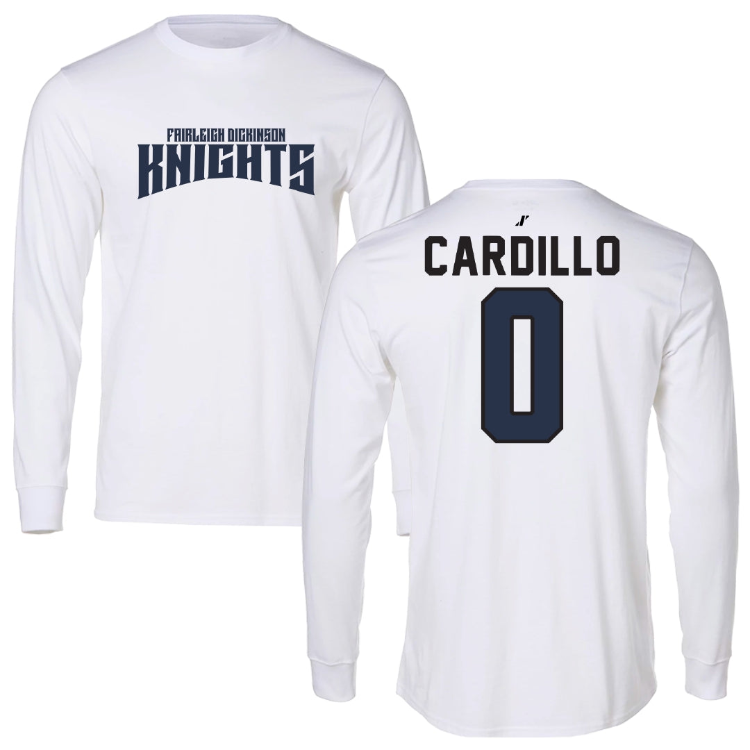 Fairleigh Dickinson University-Metropolitan Campus Soccer White Classic Long Sleeve - #0 Faith Cardillo