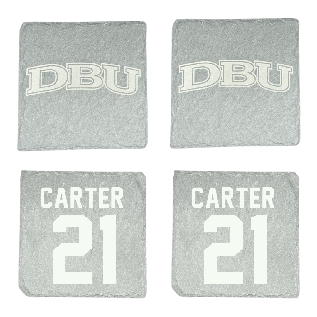 Dallas Baptist University Soccer Stone Coaster (4 Pack)  - #21 Amiyah Carter