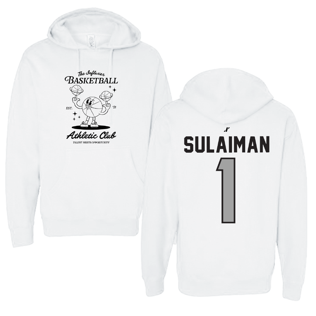 Basketball White Influxer Athletic Club Hoodie - #1 Tomiwa Sulaiman