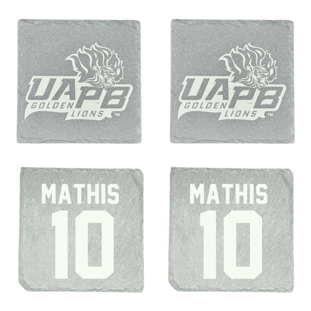 University of Arkansas-Pine Bluff Softball Stone Coaster (4 Pack)  - #10 Janai Mathis