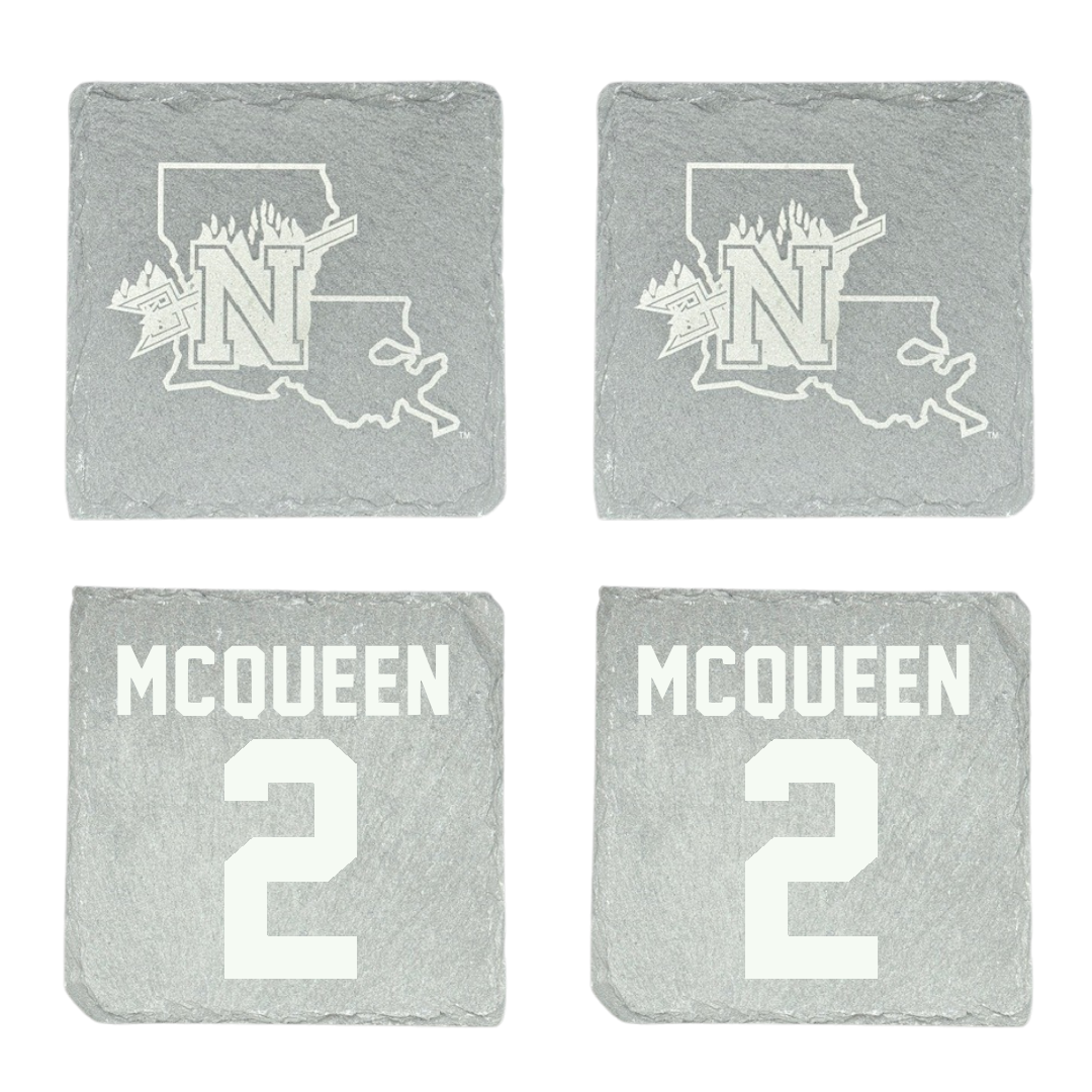Northwestern State University Volleyball Stone Coaster (4 Pack)  - #2 Madisynne McQueen