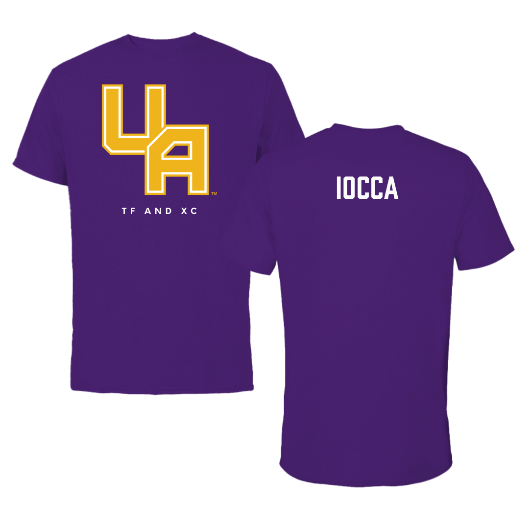 University at Albany TF and XC Purple Block Tee - Katie Iocca