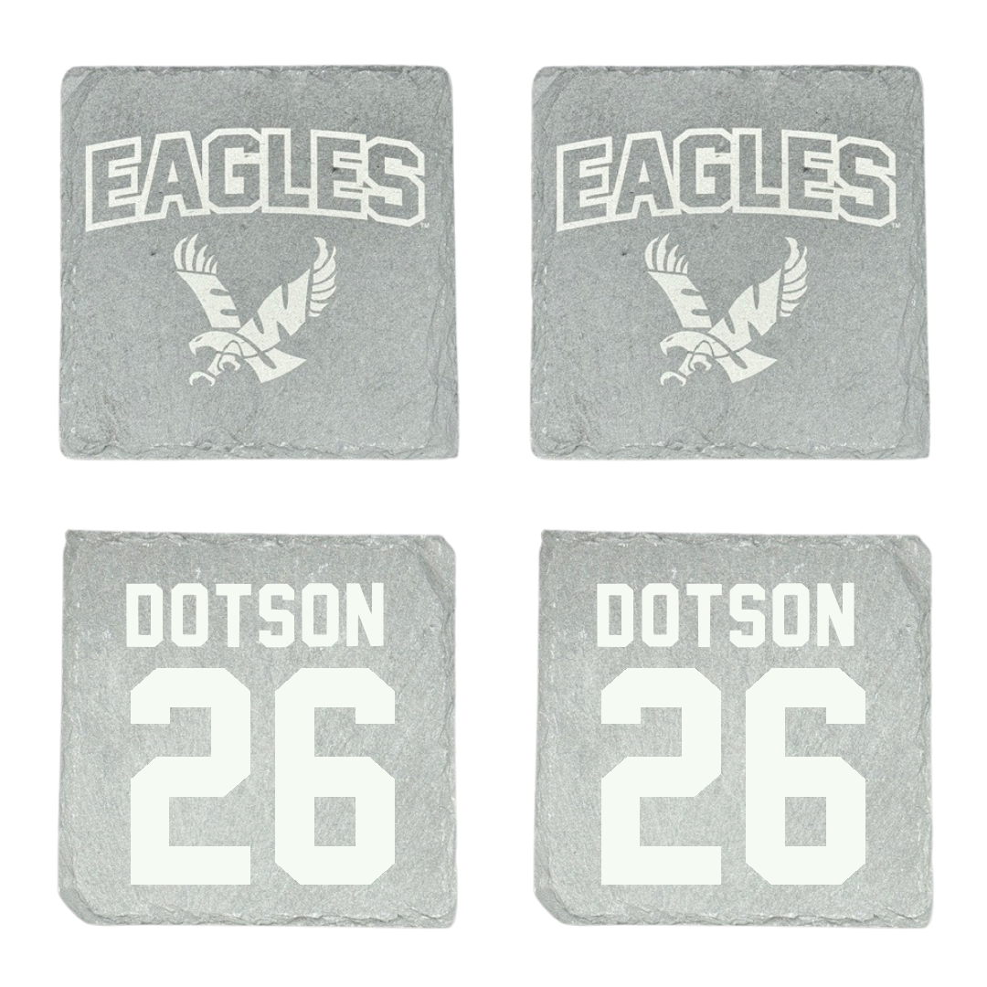 Eastern Washington University Football Stone Coaster (4 Pack)  - #26 Malik Dotson
