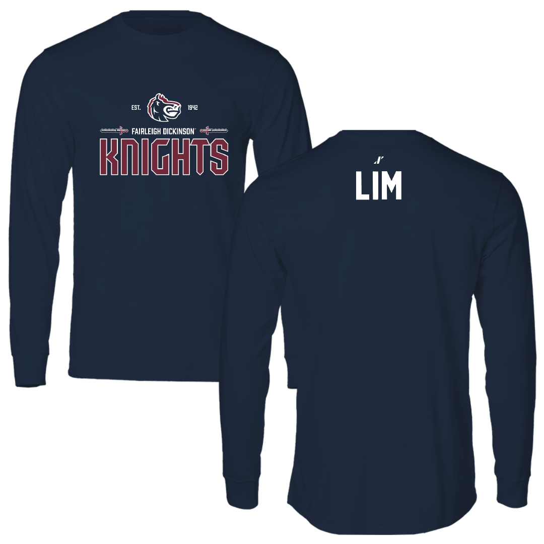 Fairleigh Dickinson University-Metropolitan Campus Tennis Navy General Long Sleeve - Anastasia Lim