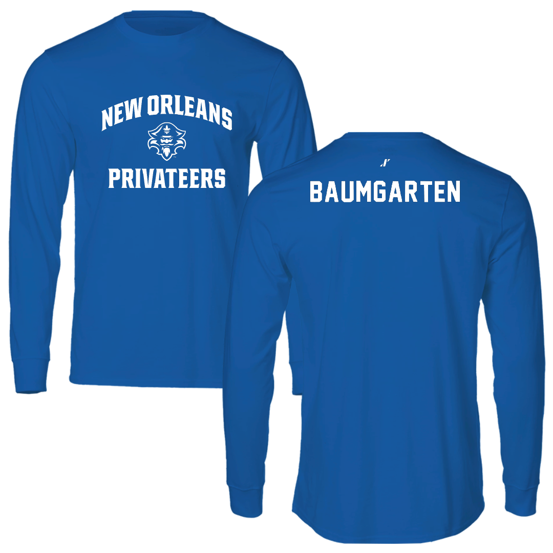 University of New Orleans TF and XC Blue General Long Sleeve - Helen Baumgarten