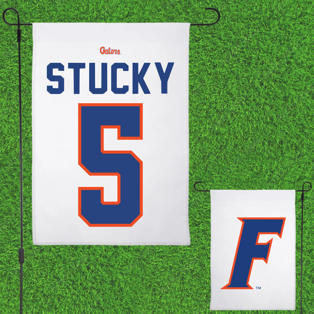 University of Florida Volleyball White Garden Flag - #5 Alexis Stucky