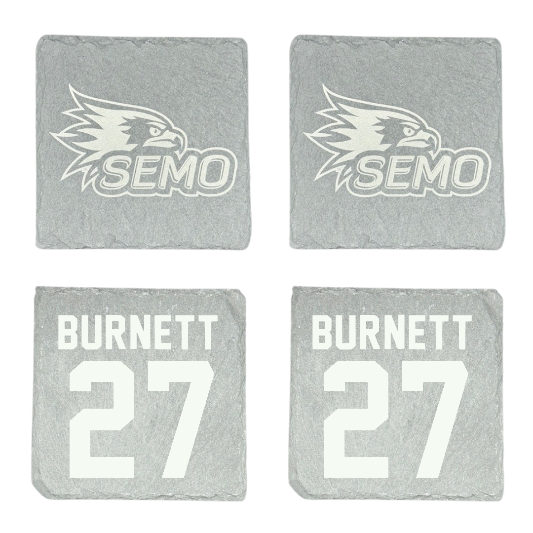 Southeast Missouri State University Softball Stone Coaster (4 Pack)  - #27 Hailey Burnett