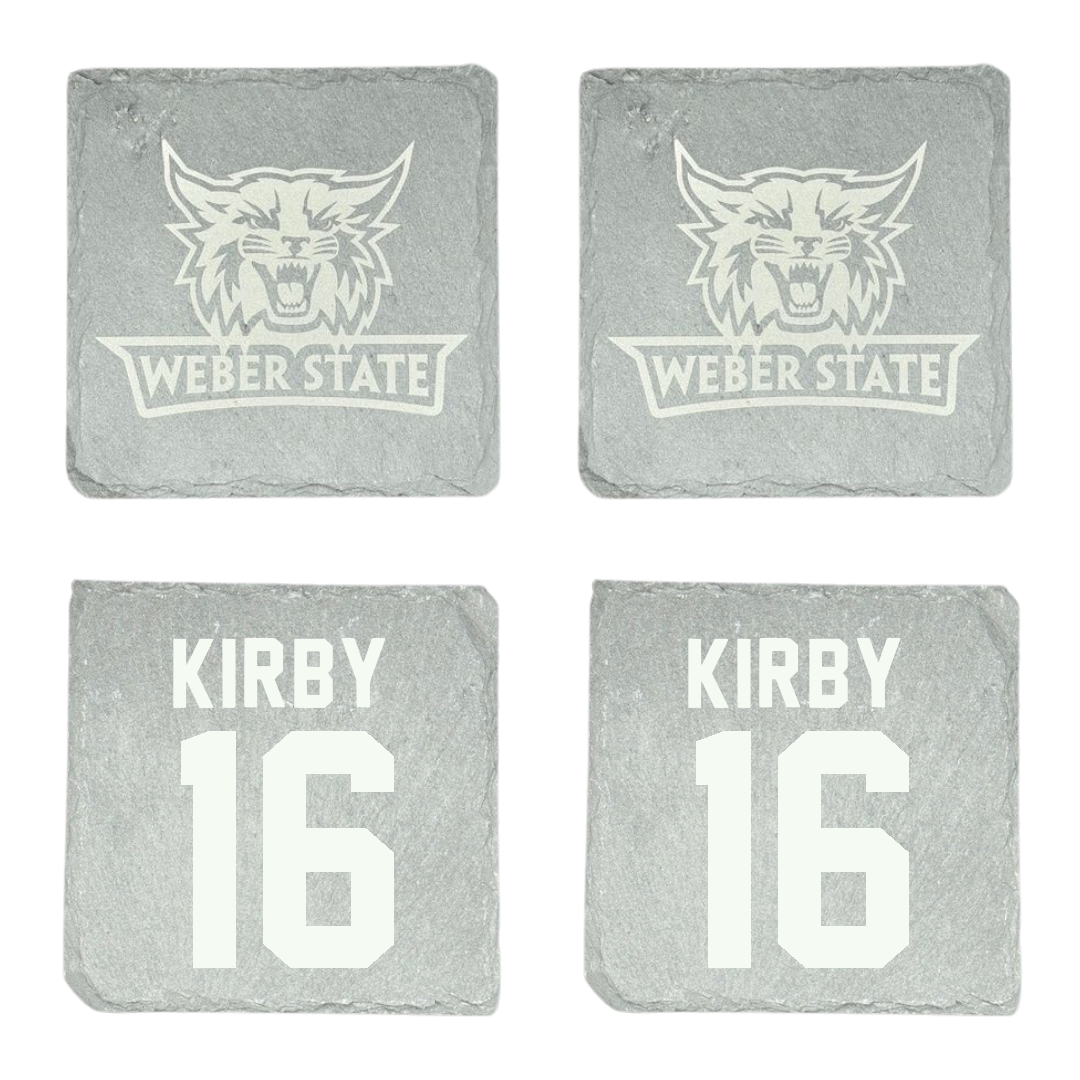 Weber State University Soccer Stone Coaster (4 Pack)  - #16 Grace Kirby