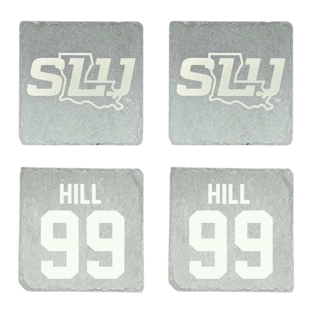 Southeastern Louisiana University Football Stone Coaster (4 Pack)  - #99 Charles Hill