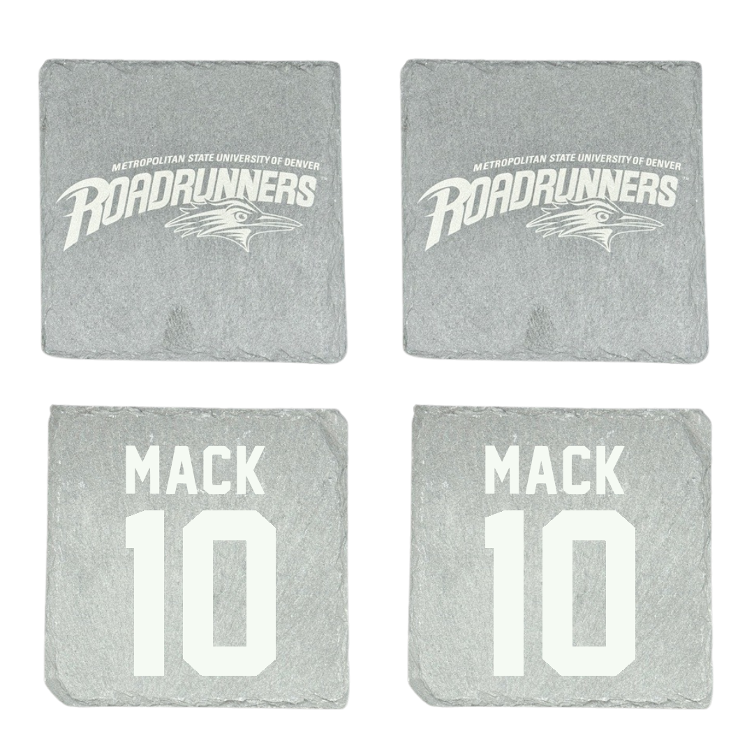 Metropolitan State University of Denver Soccer Stone Coaster (4 Pack)  - #10 Madrid Mack