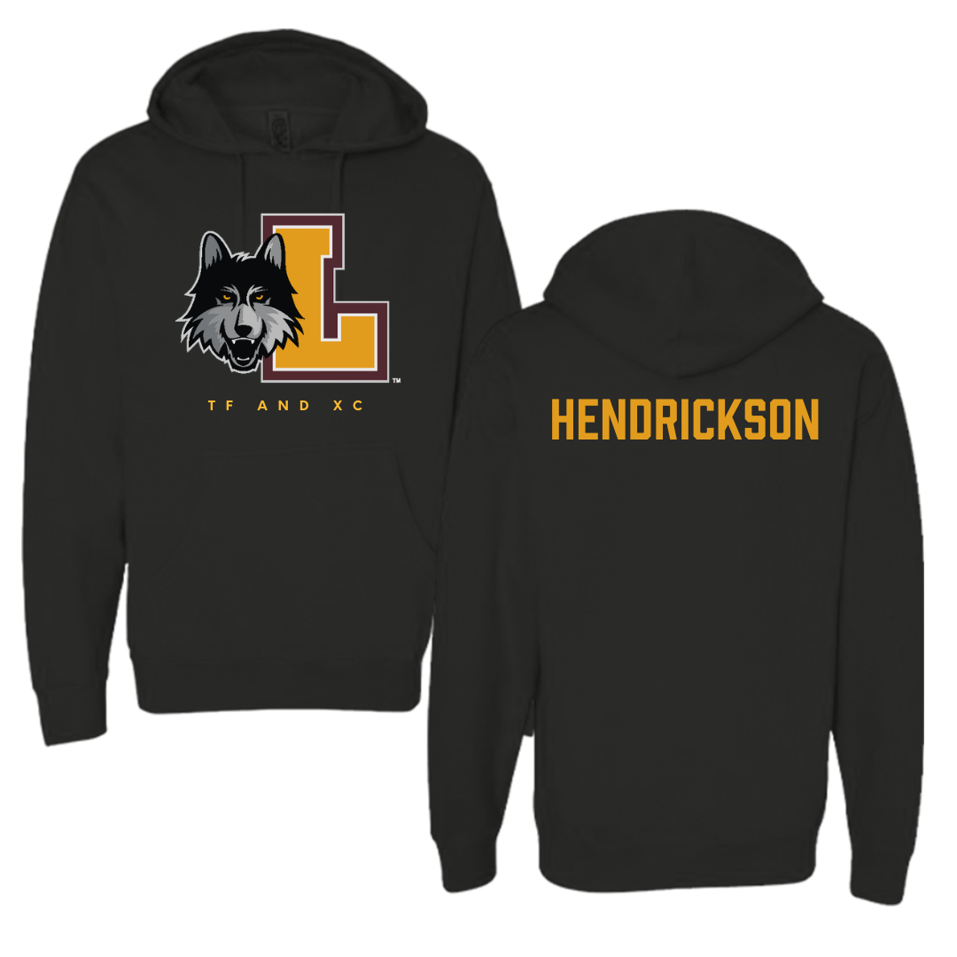 Loyola University-Chicago TF and XC Black Hoodie - Fran Hendrickson