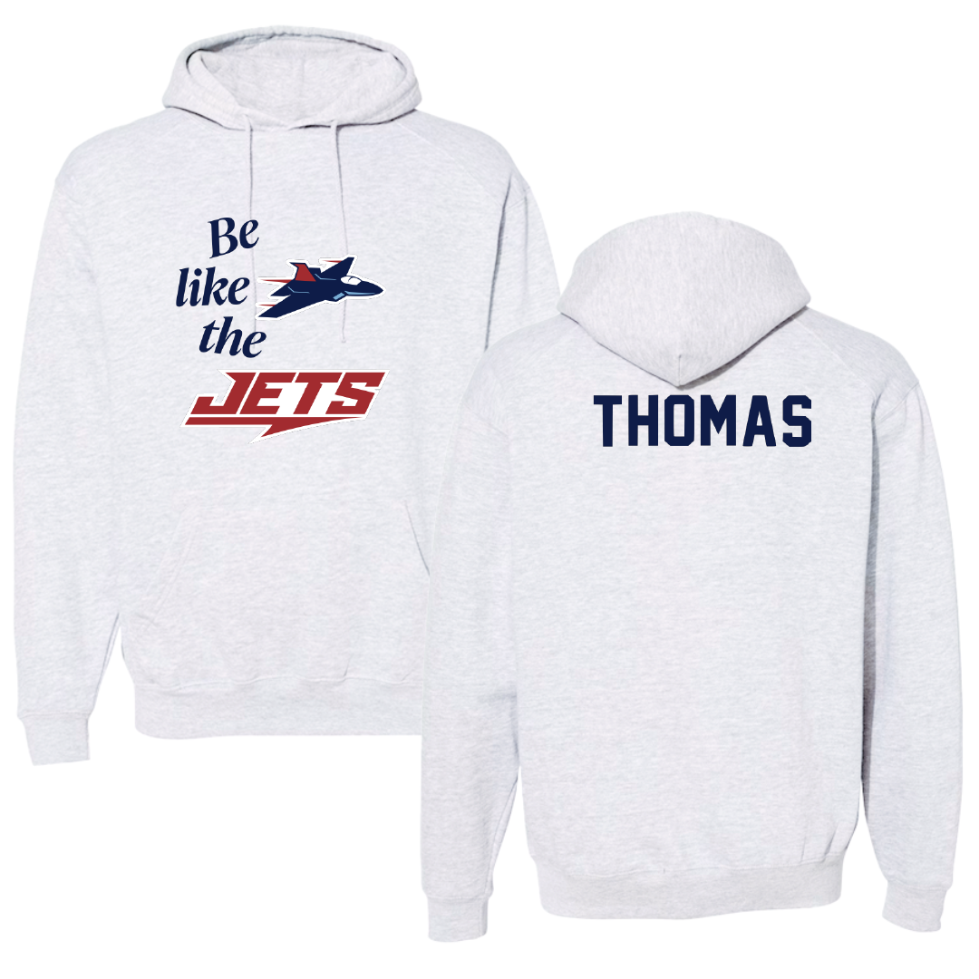 Newman University Cheer Light Gray Be Like Us Hoodie - Amaya Thomas