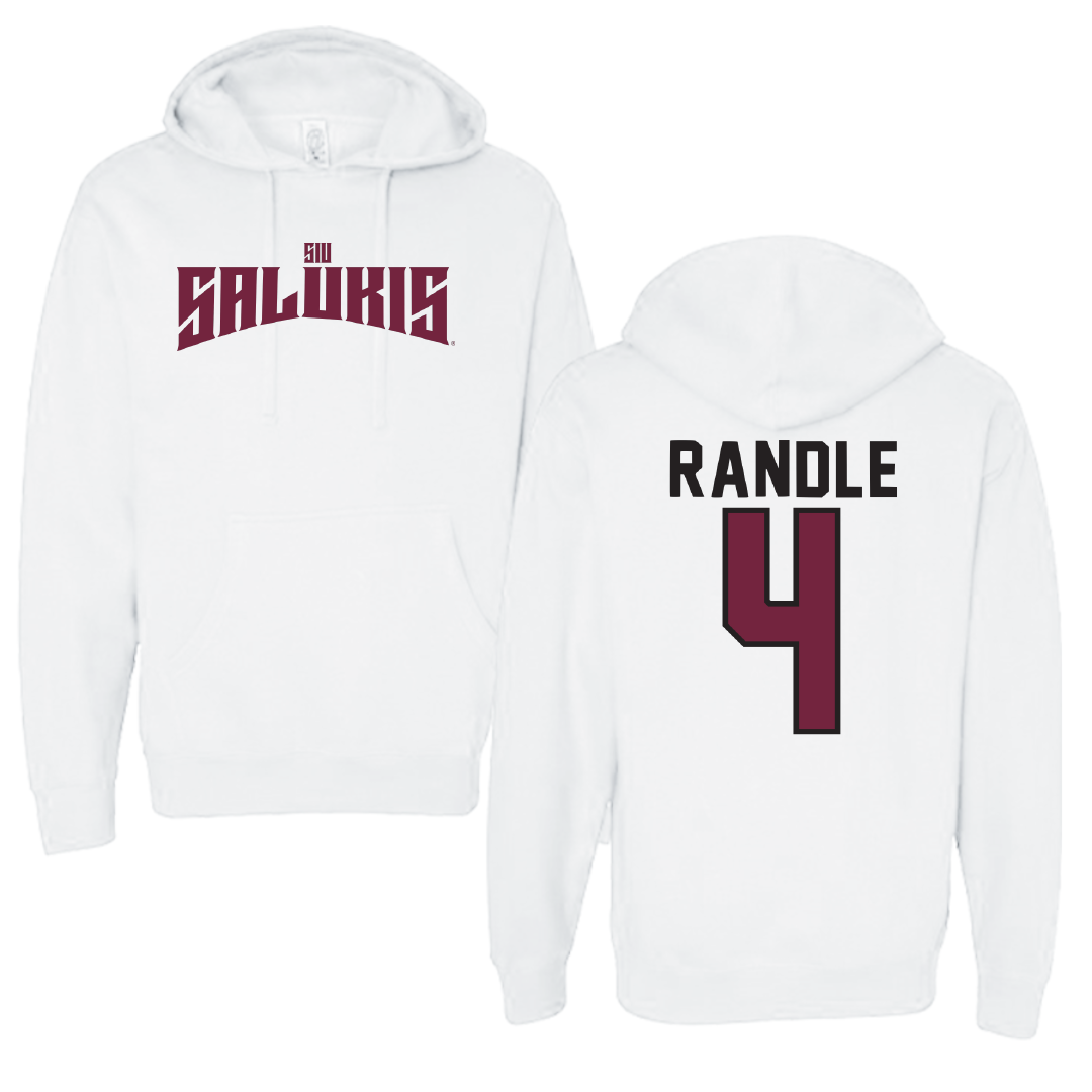 Southern Illinois University at Carbondale Basketball White Classic Hoodie - #4 Laniah Randle